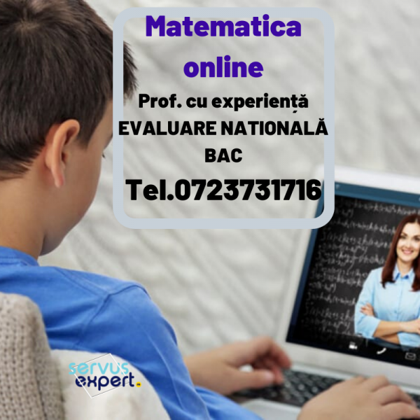Matematica online: pregătire examene naționale