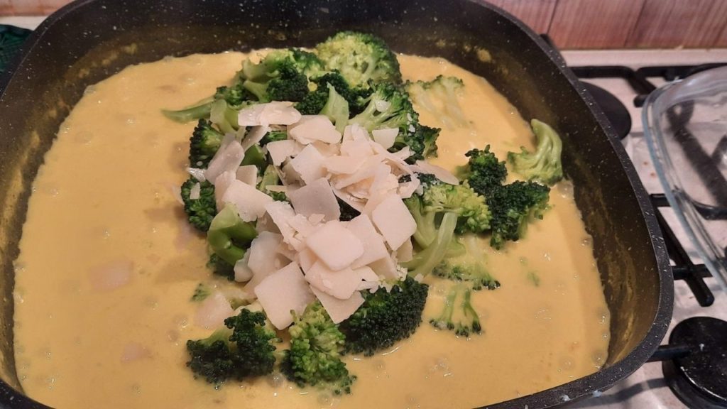ciuperci cu broccoli si bulgur